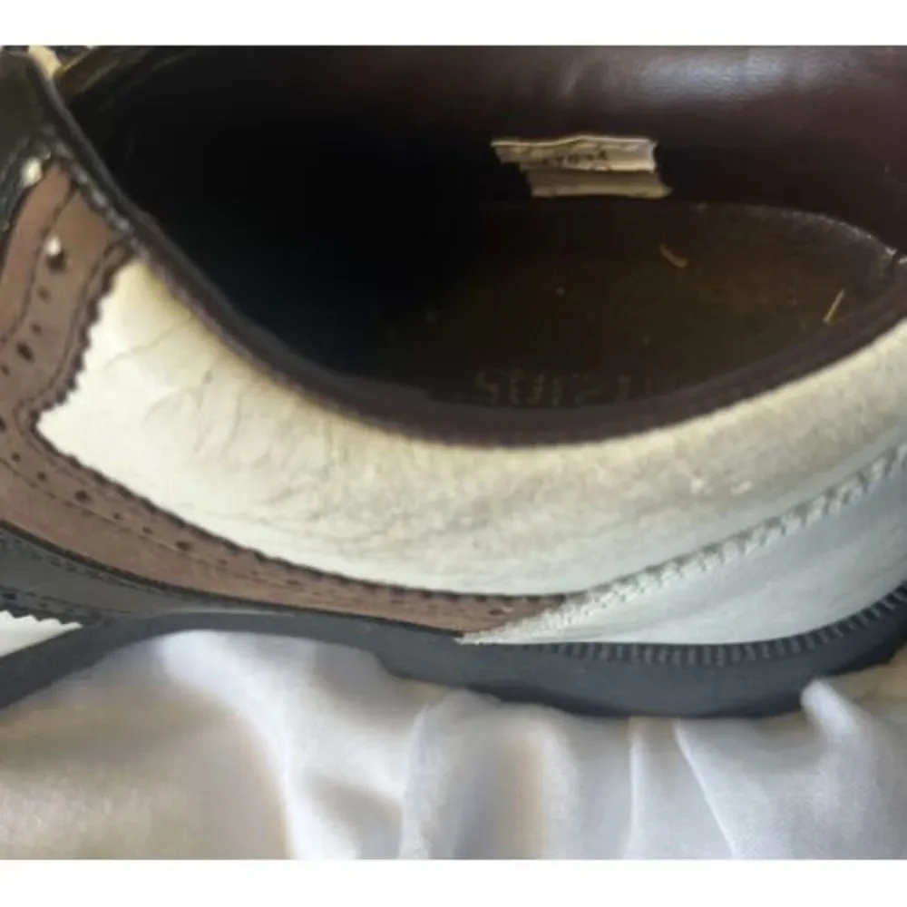 Footjoy Golf Shoes‎ 57614 Mens Size 7 M White/Brown/Black